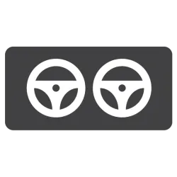 Icone volant pilote rallye